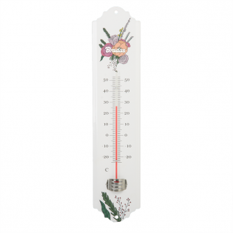 WHITE LINE termometr zewnętrzny - metalowy 30cm