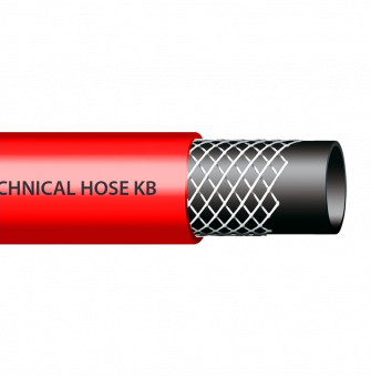 Wąż techniczny REFITTEX CRISTALLO 5*1,5mm/100m RED